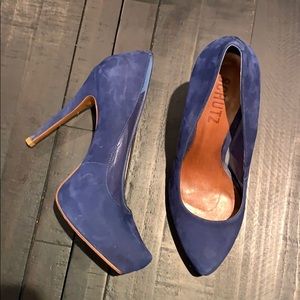 SCHUTZ suede heels size 41